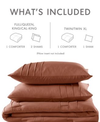 Porter Washed Pleated 2-Pc. Comforter Set, Twin/Twin XL