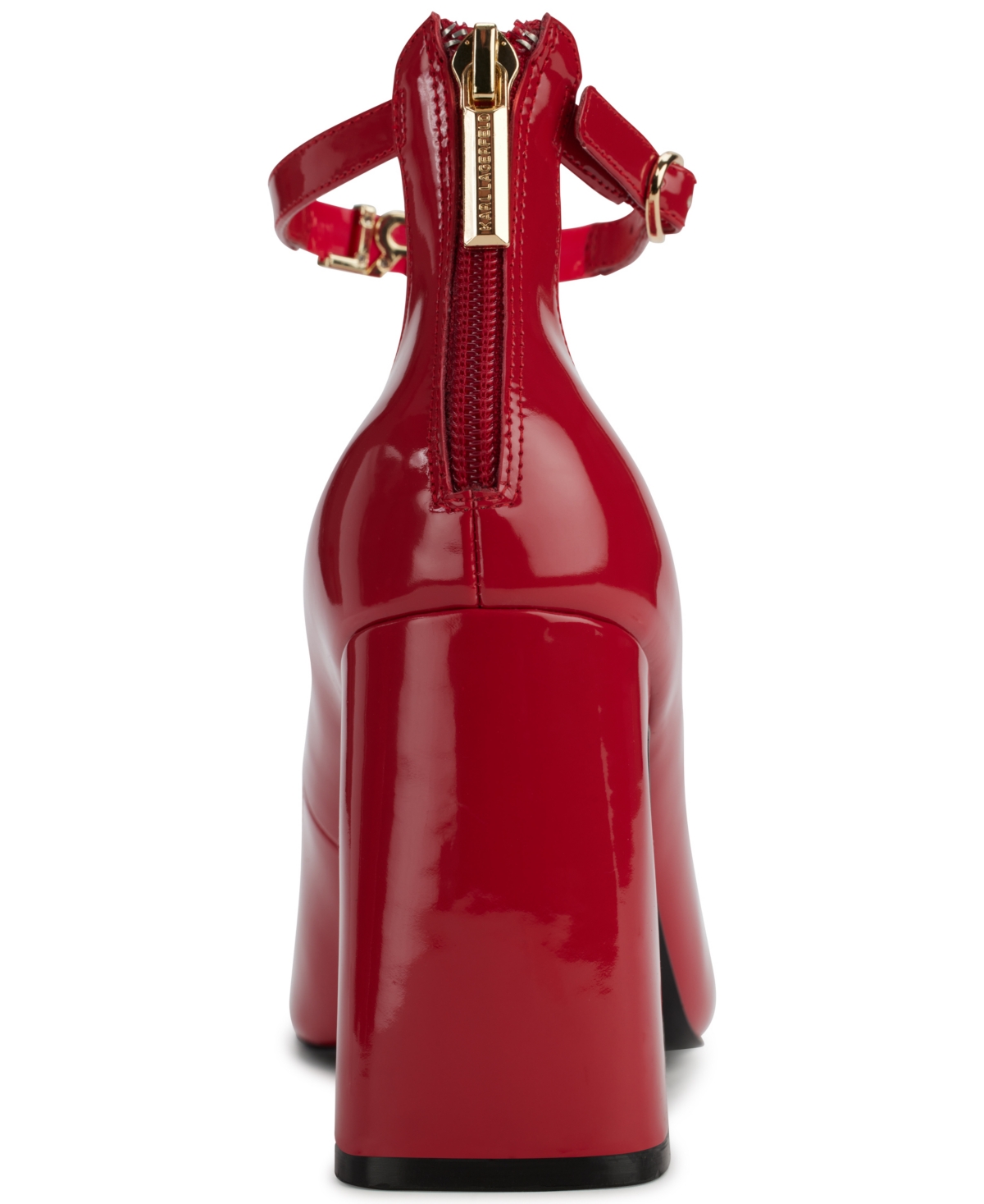 Shop Karl Lagerfeld Women's Pavla Ankle Strap Pumps In Classic Red
