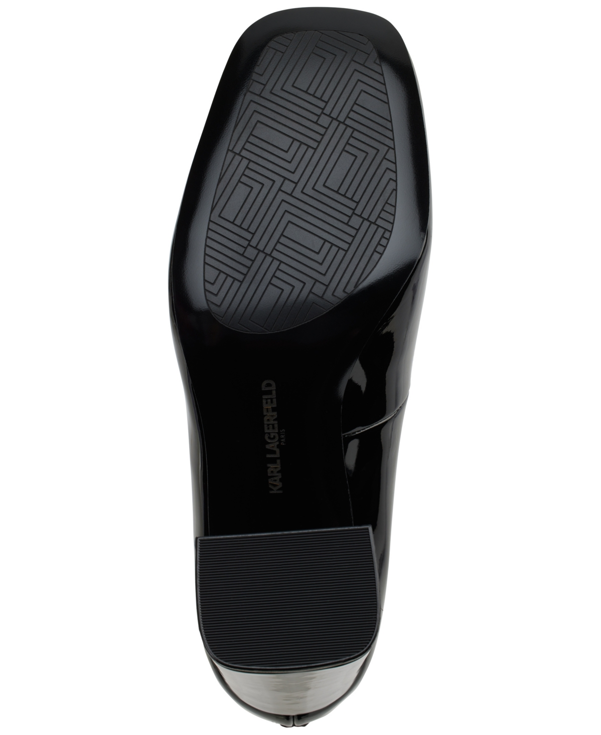 Karl Lagerfeld Paris Pavla Ankle Strap Pump In Black,smoke