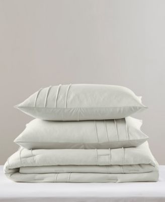 Porter Pleated 3-Pc. Comforter Set, Full