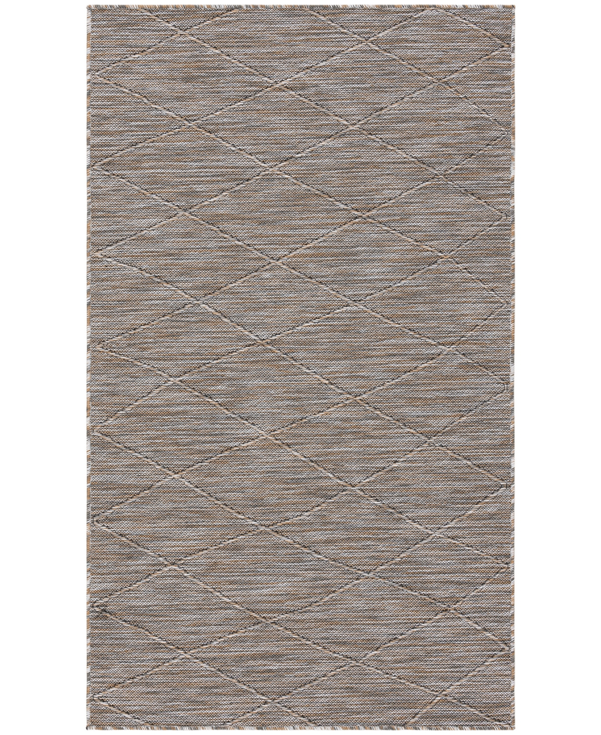 Nourison Home Washable Solutions Wsl01 3'x5' Area Rug In Gray,mocha