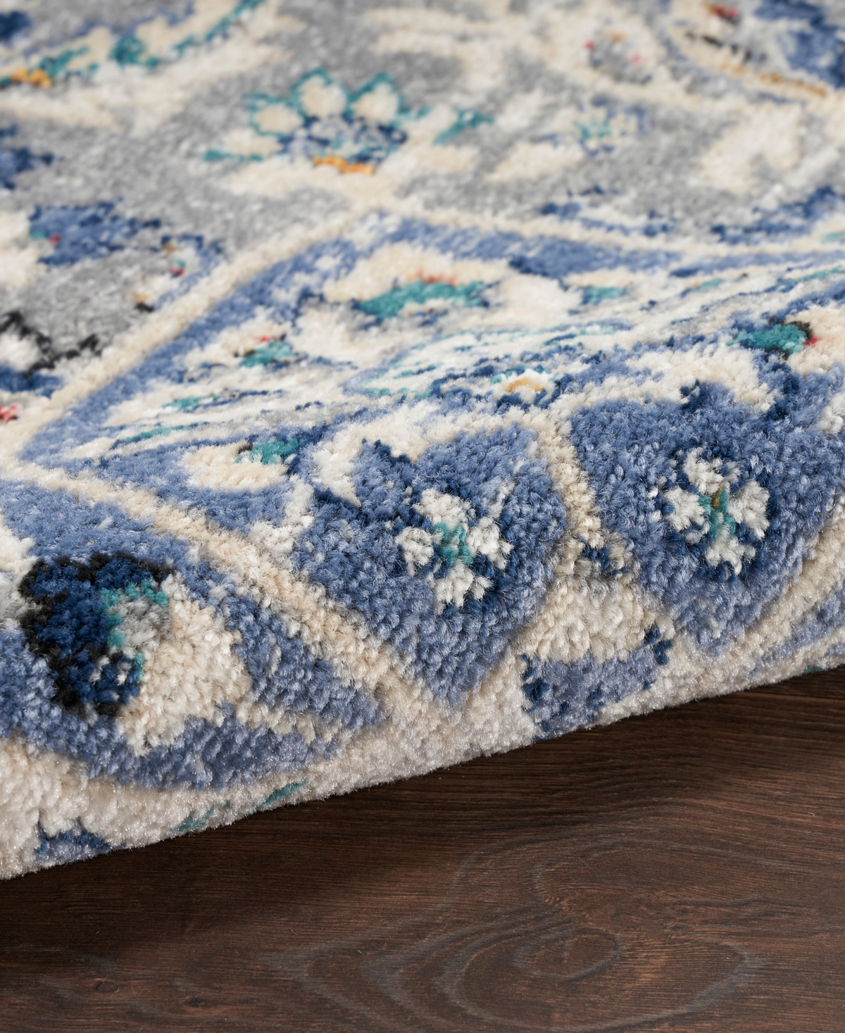 Nourison Home Passion Psn22 2'2"x10' Runner Area Rug In Gray,beige