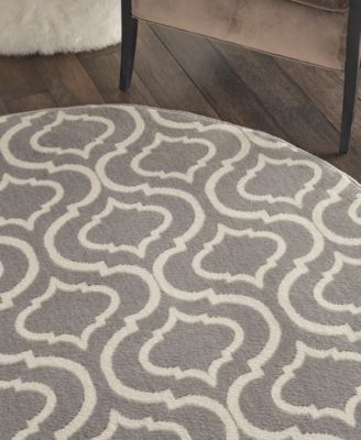 Jubilant JUB19 5'3"x5'3" Round Area Rug