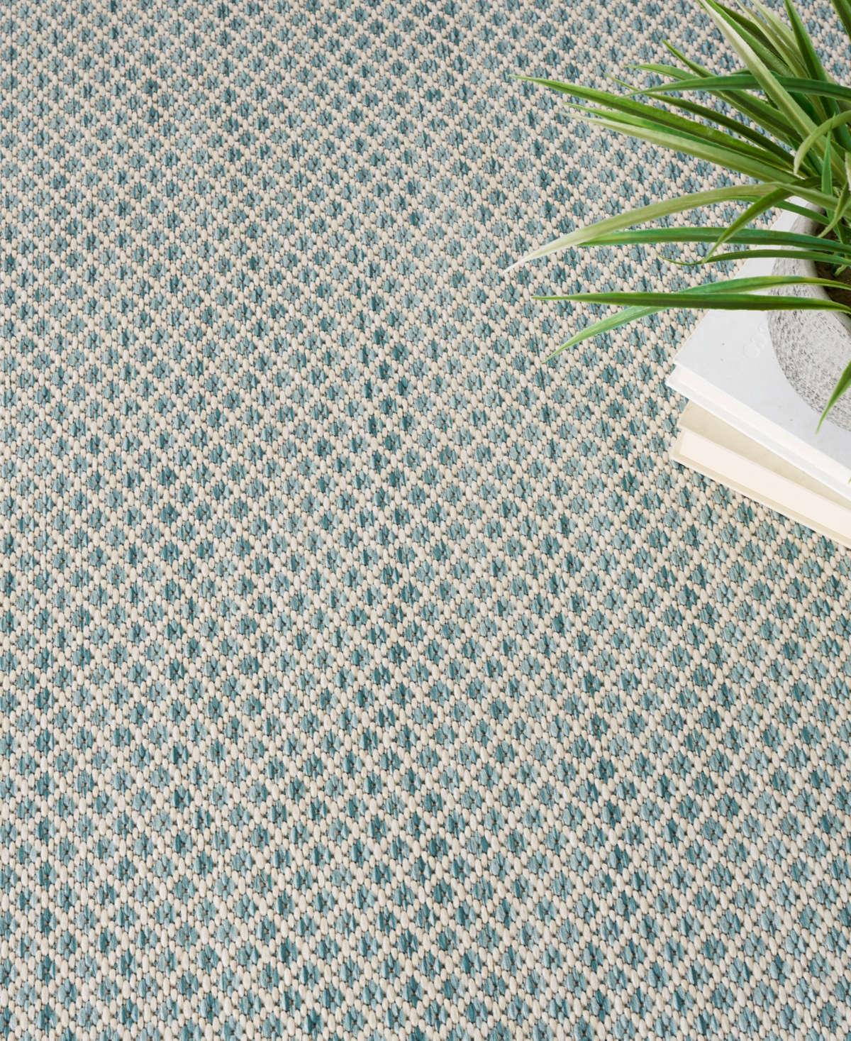 Nourison Home Courtyard COU01 5'x5' Area Rug -Aqua