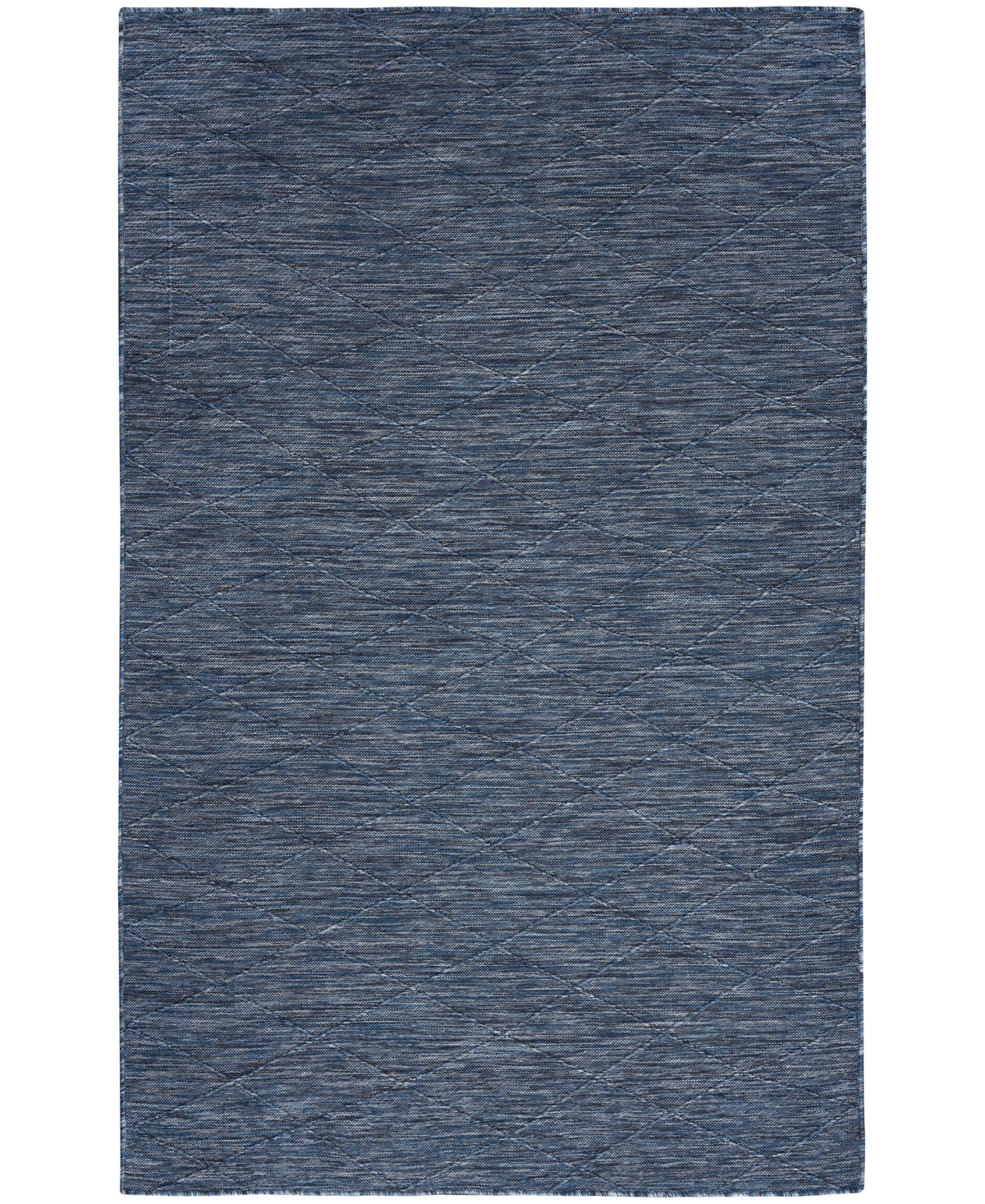 Nourison Home Washable Solutions Wsl01 6'x9' Area Rug In Navy,blue
