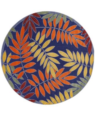 Aloha ALH18 7'10"x7'10" Round Area Rug