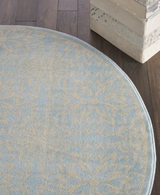 Jubilant JUB06 5'3"x5'3" Round Area Rug