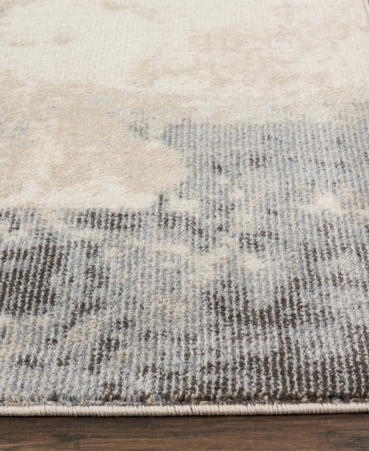 Nourison Home Maxell Mae13 2'2"x10' Runner Area Rug In Ivory,gray
