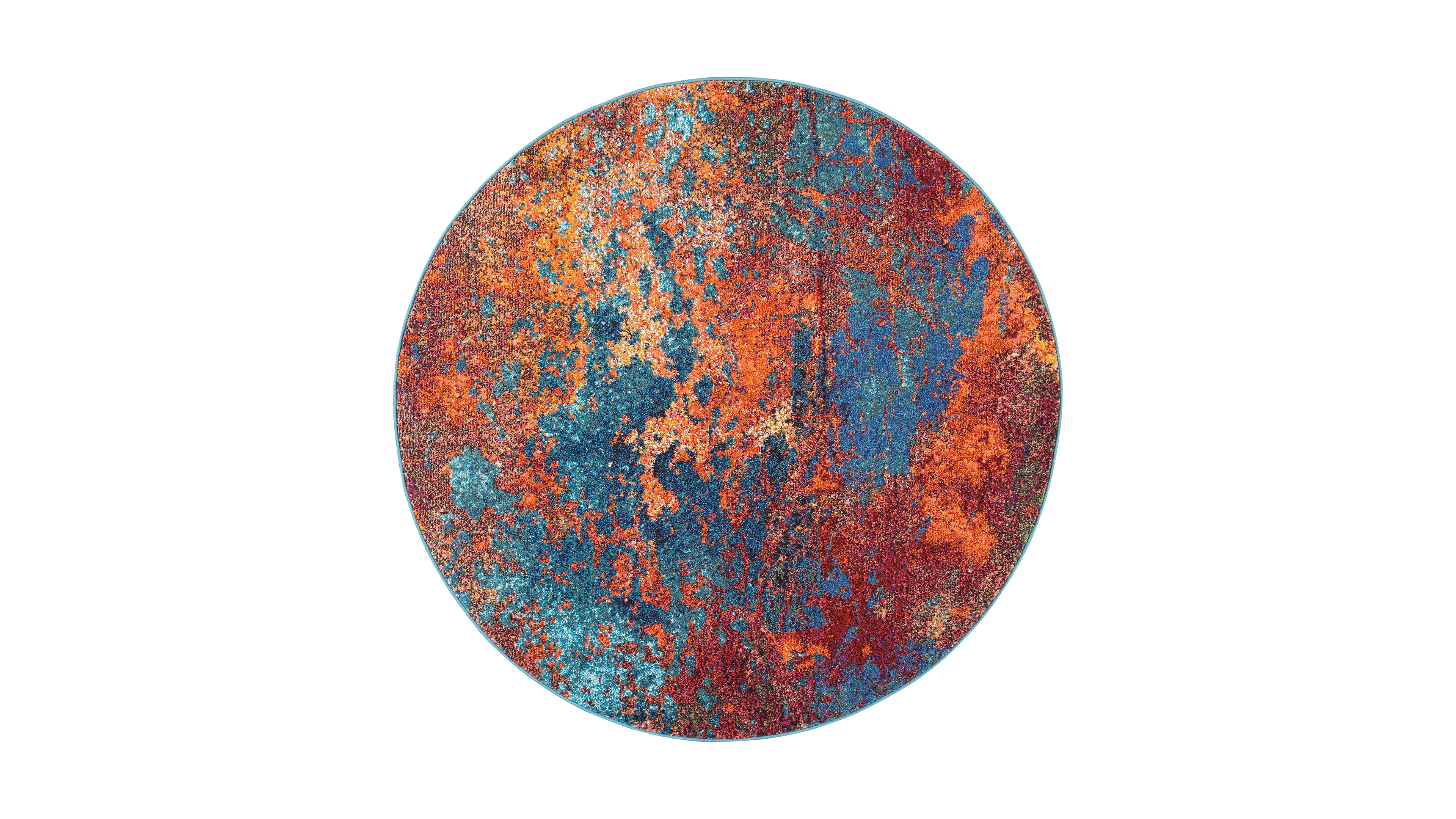 Nourison Home Celestial CES08 4'x4' Round Area Rug