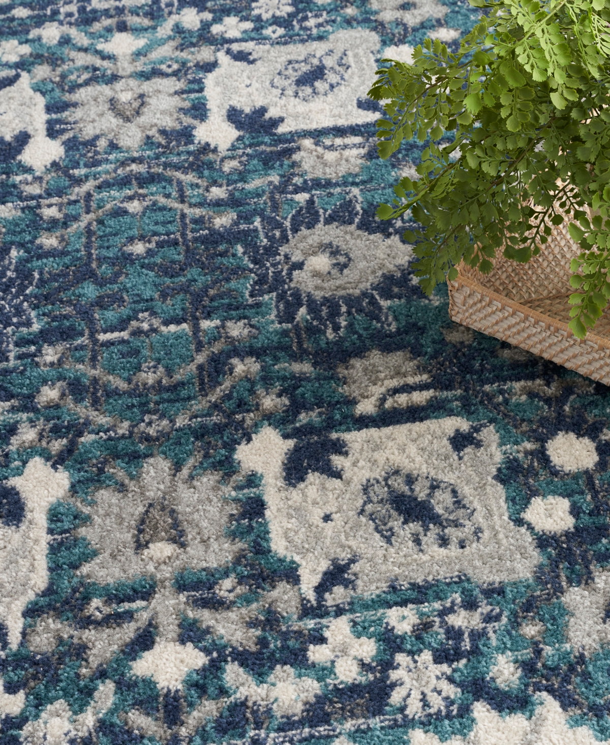 Nourison Home Passion Psn01 8'x10' Area Rug In Ocean