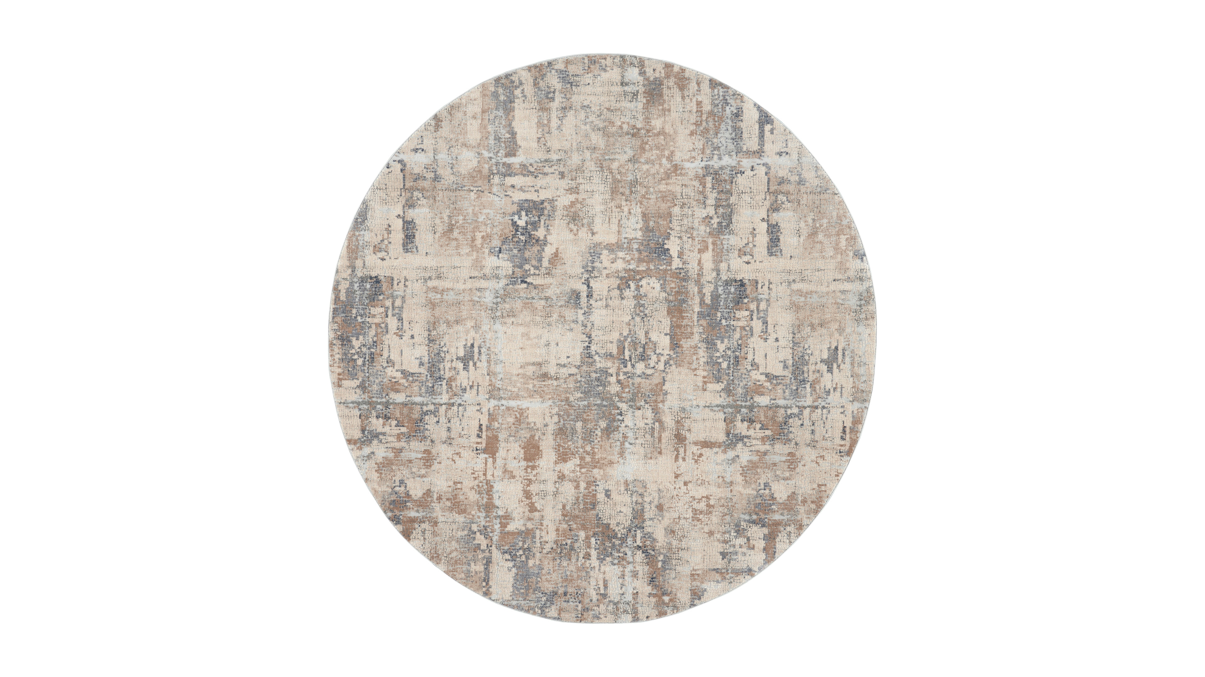 Nourison Home Rustic Textures RUS06 5'3"x5'3" Round Area Rug
