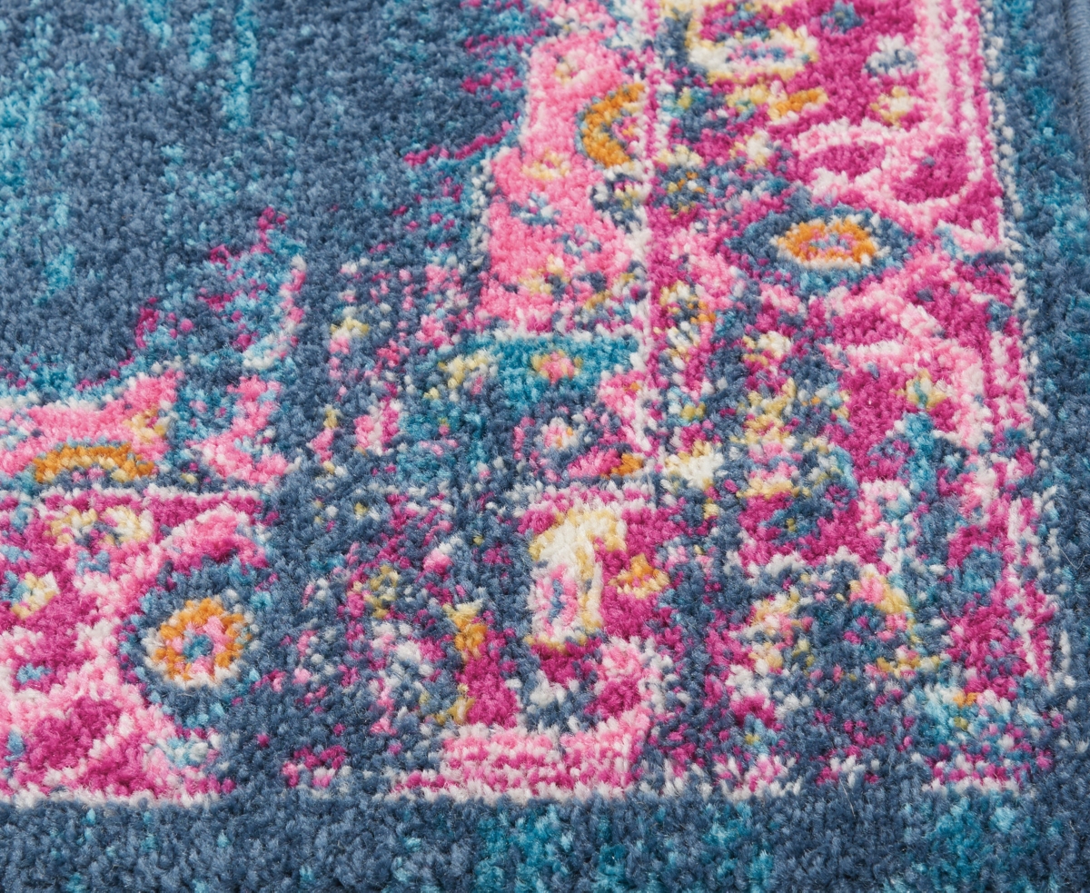 Nourison Home Passion Psn03 2'2"x10' Runner Area Rug In Blue
