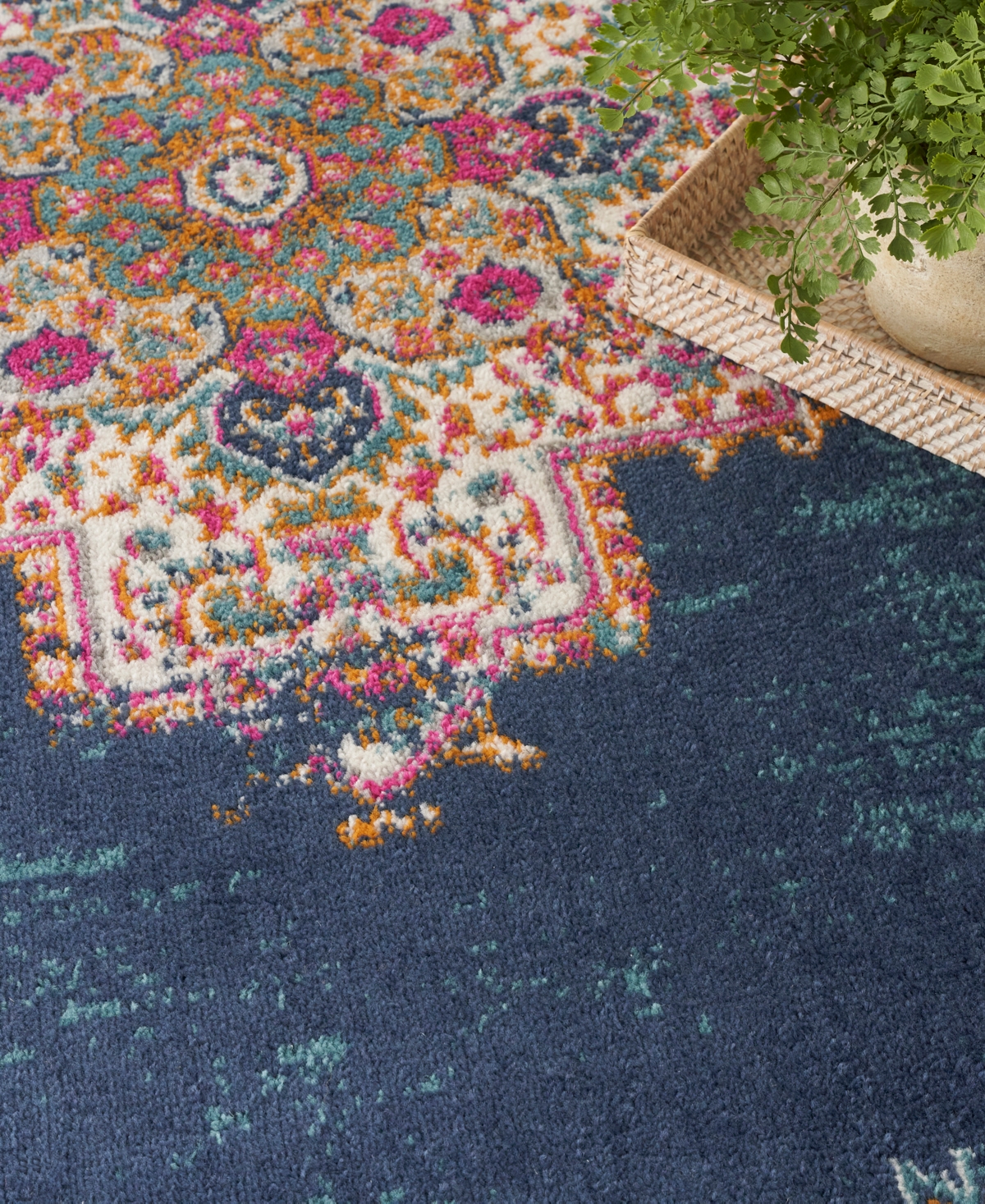 Nourison Home Passion Psn03 8'x10' Area Rug In Navy