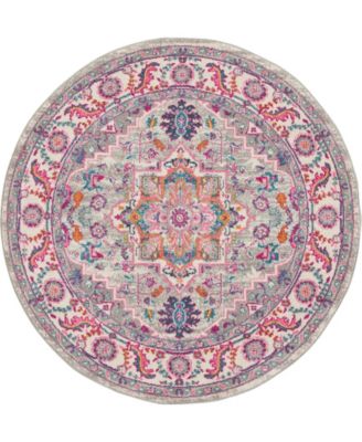 Passion PSN20 5'x5' Round Area Rug