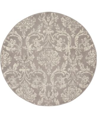 Jubilant JUB09 5'3"x5'3" Round Area Rug