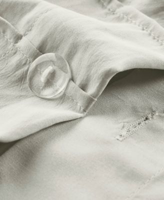 Porter Pleated 3-Pc. Duvet Cover Set, Full