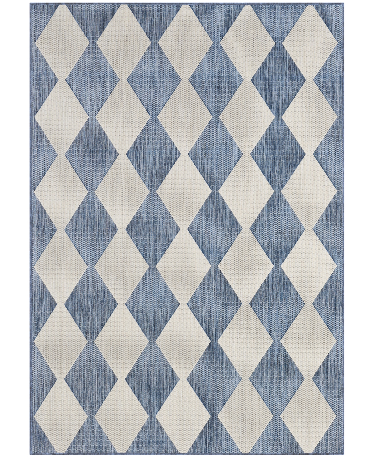 Nourison Home Positano Pos04 4'x6' Area Rug In Blue