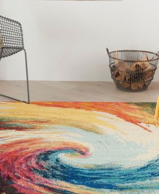 Celestial CES07 5'3"x7'3" Area Rug