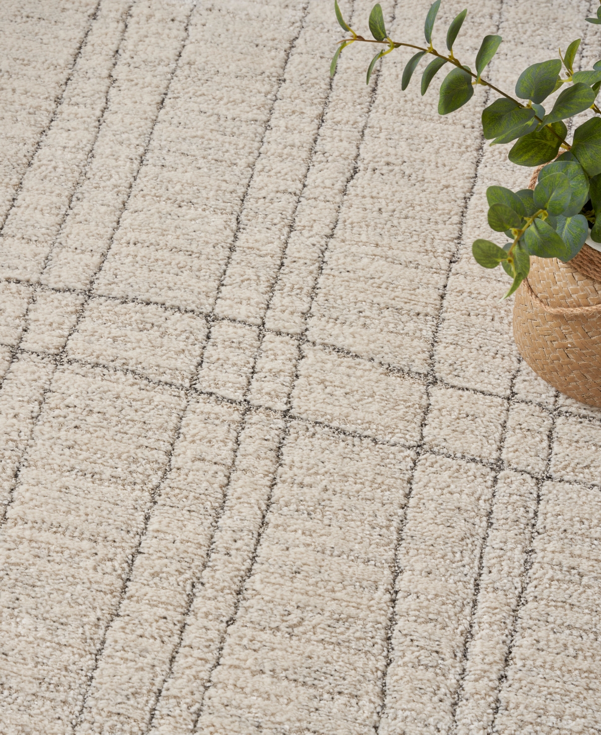 Nourison Home Andes And03 5'3"x7'3" Area Rug In Ivory,gray