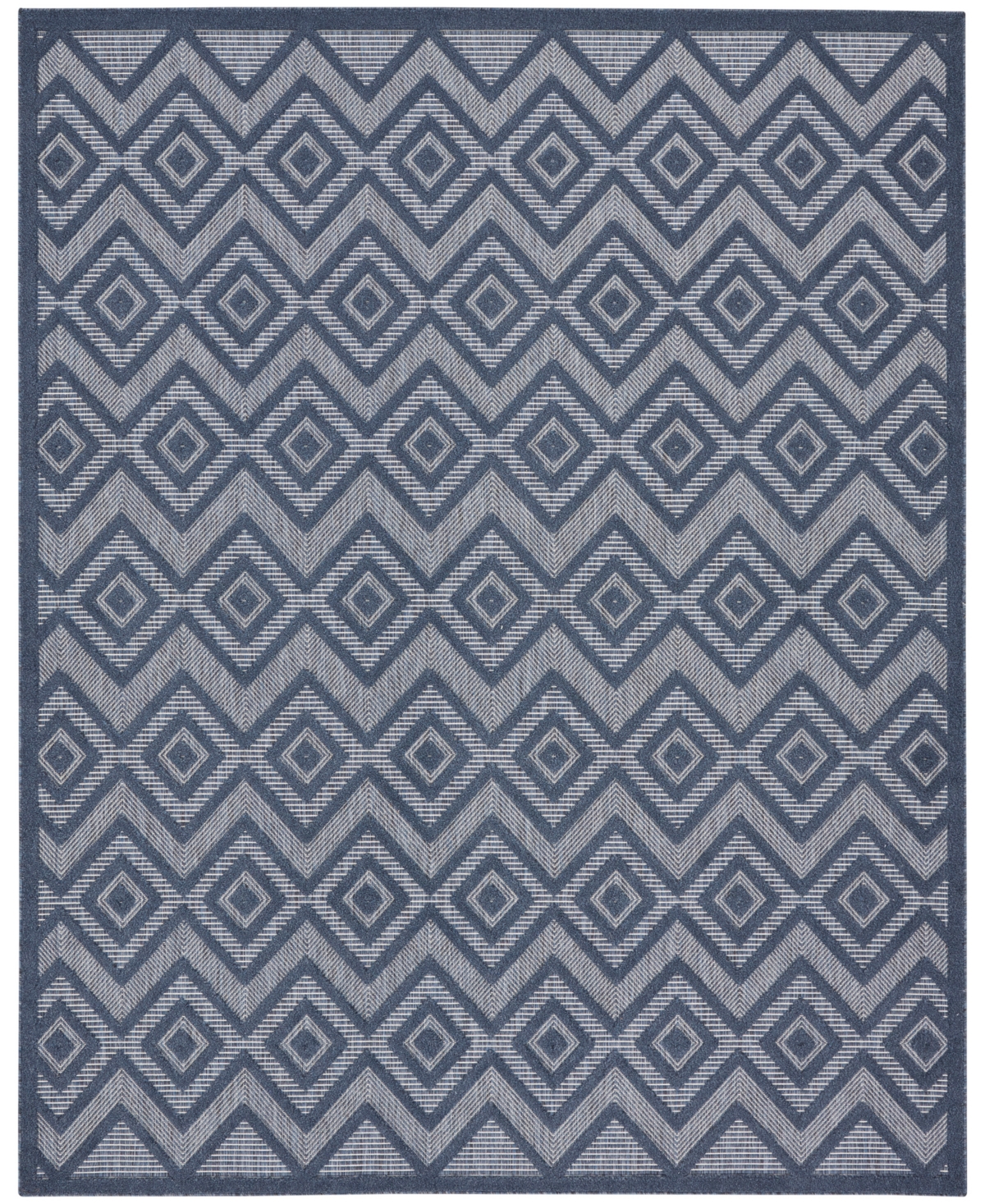 Nourison Home Versatile Nrv01 8'x10' Area Rug In Navy,blue