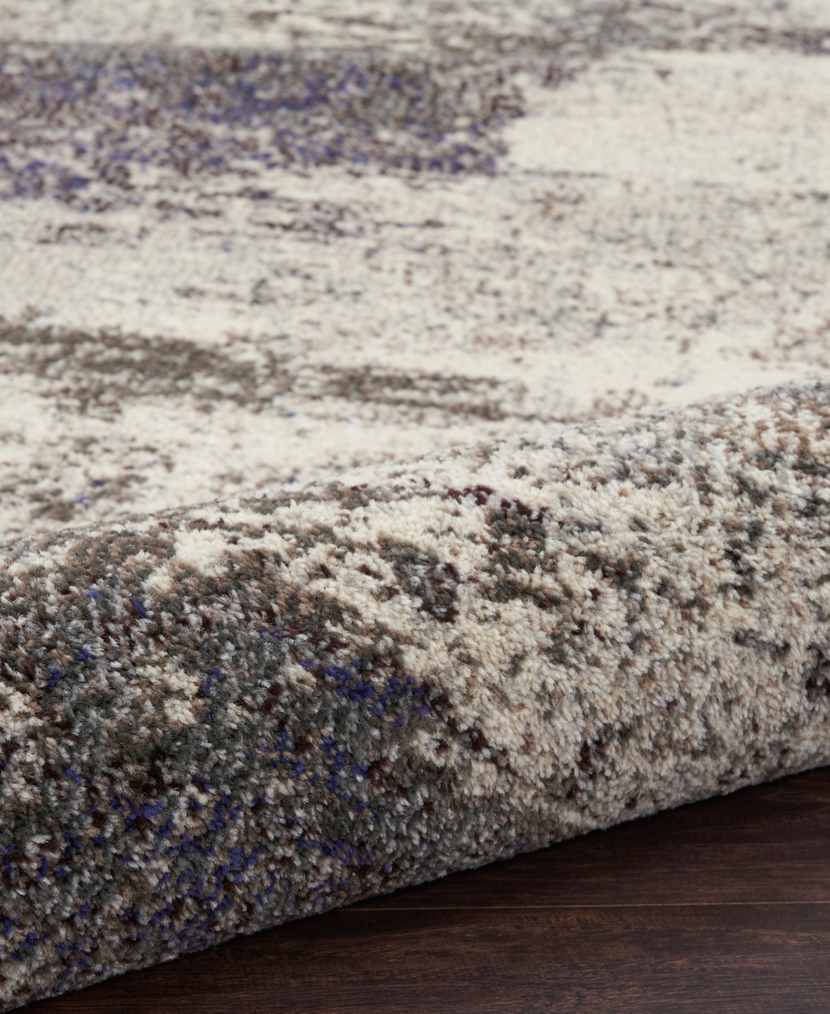 Nourison Home Celestial Ces02 6'7"x9'7" Area Rug In Ivory,gray