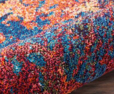 Celestial CES08 5'3"x5'3" Round Area Rug