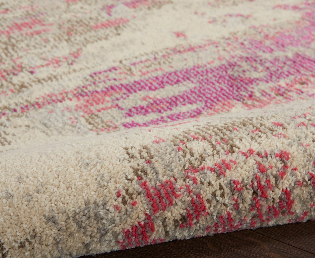 Nourison Home Celestial CES02 4'x4' Area Rug -Pink