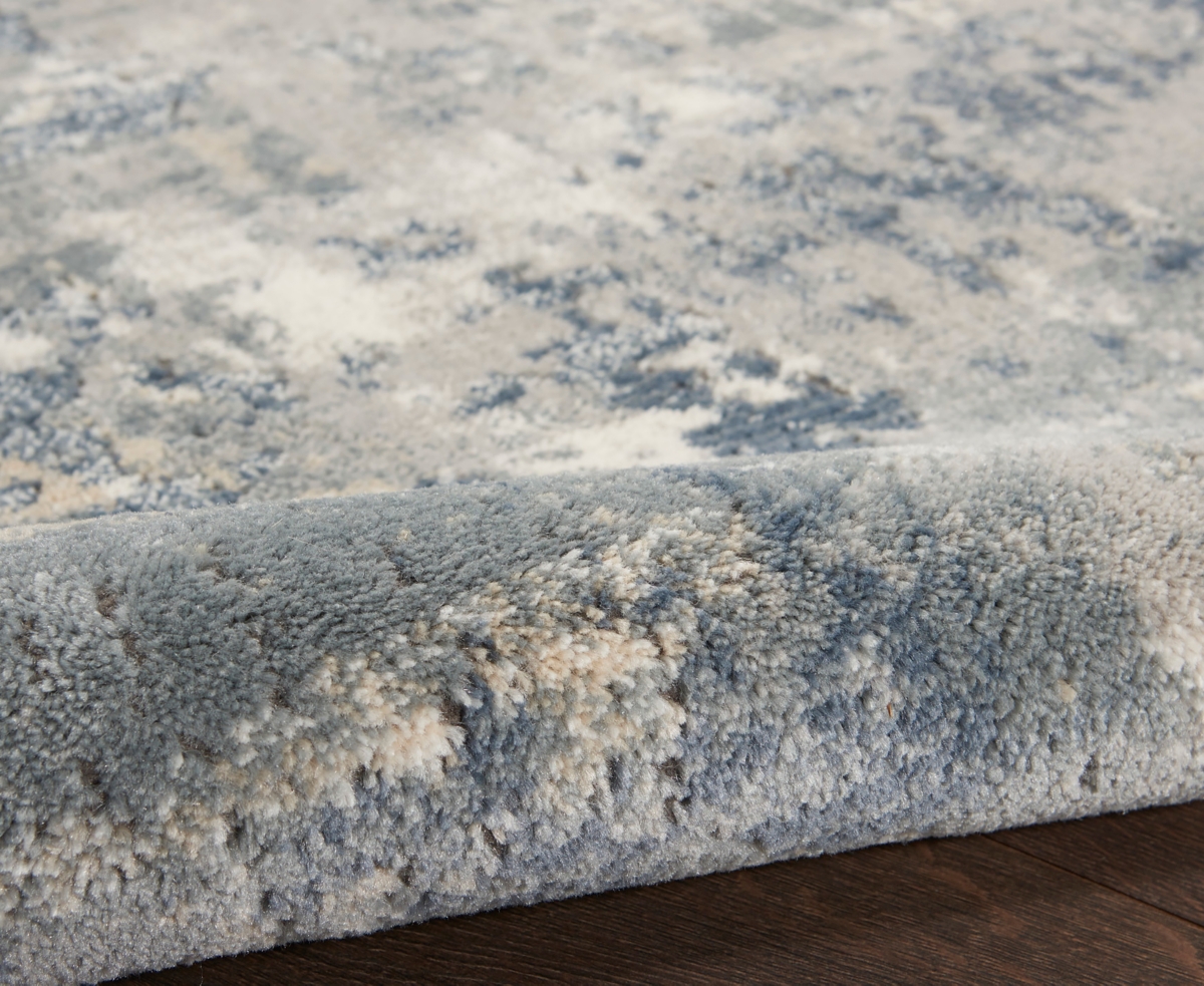 Nourison Home Quarry Qua04 3'9"x5'9" Area Rug In Gray,beige