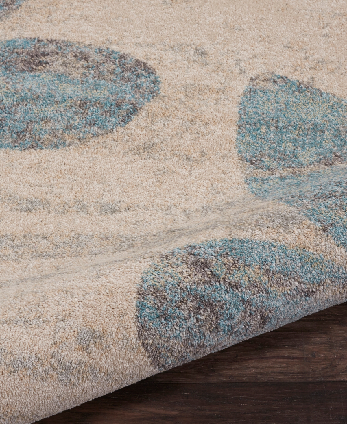 Nourison Home Tranquil Tra01 7'x10' Area Rug In Ivory,mist