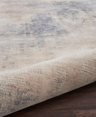 Rustic Textures RUS02 5'3"x5'3" Round Area Rug