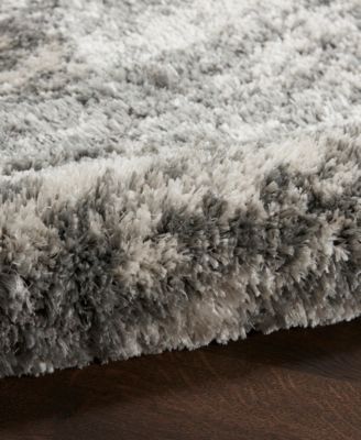 Nourison Home Dreamy Shag Drs04 Rug Collection In Charcoal
