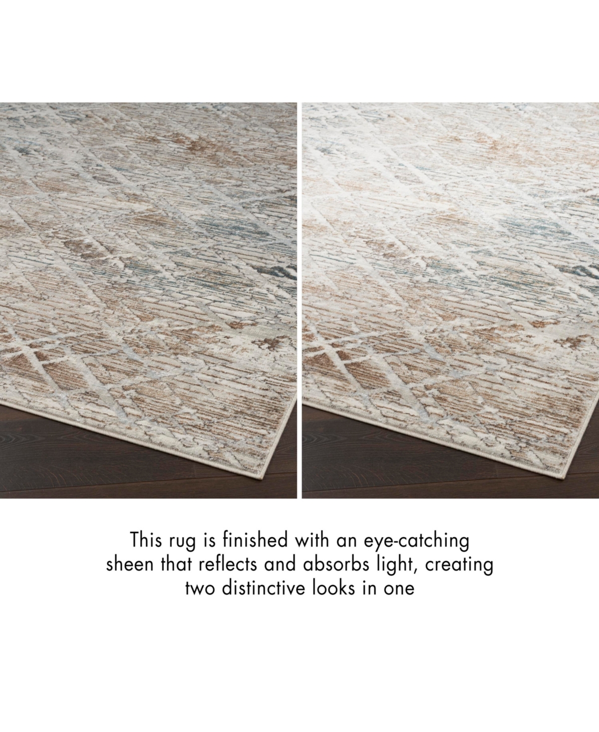 Nourison Home Glitz Glz11 3'11"x5'11" Area Rug In Gray,multi
