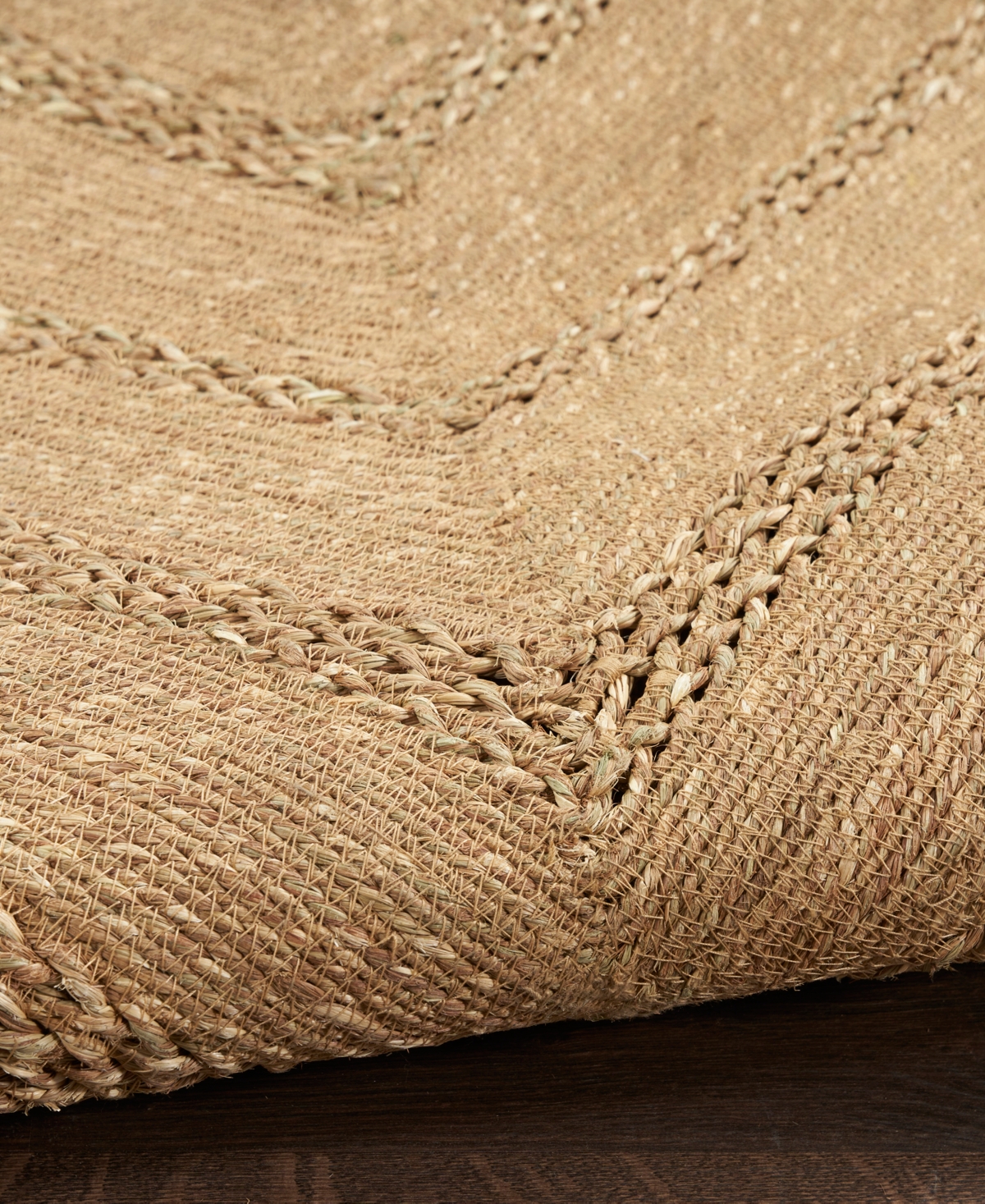 Nourison Home Natural Seagrass Nsg01 4'x6' Area Rug In Taupe