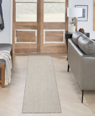 Courtyard COU01 2'2"x10' Runner Area Rug