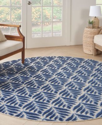 Aloha ALH35 7'10"x7'10" Round Area Rug