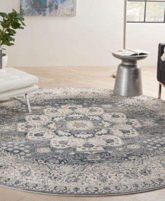 Quarry QUA07 7'10"x7'10" Round Area Rug