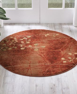 Somerset ST74 3'6"x3'6" Round Area Rug