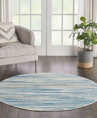 Jubilant JUB04 5'3"x5'3" Round Area Rug