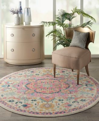 Passion PSN25 5'x5' Round Area Rug