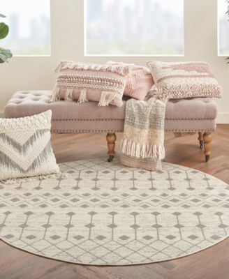 Grafix GRF37 5'3"x5'3" Round Area Rug