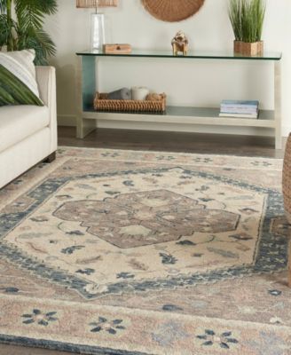 Nourison Home Bahari Bah03 Rug Collection In Gray