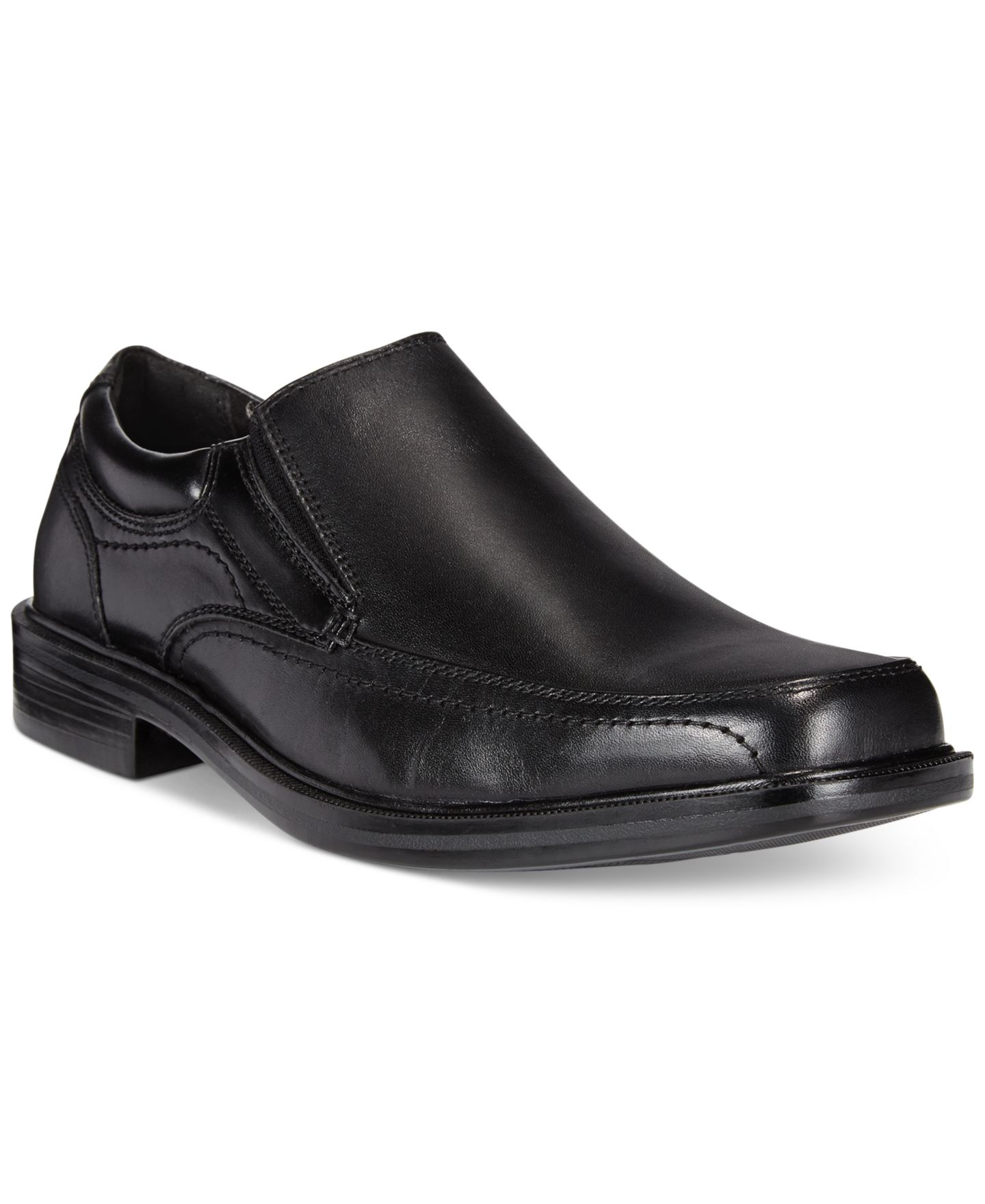 Мужские туфли Dockers Edson Faux Leather Slip-On, цвет: Чёрный — фото 1