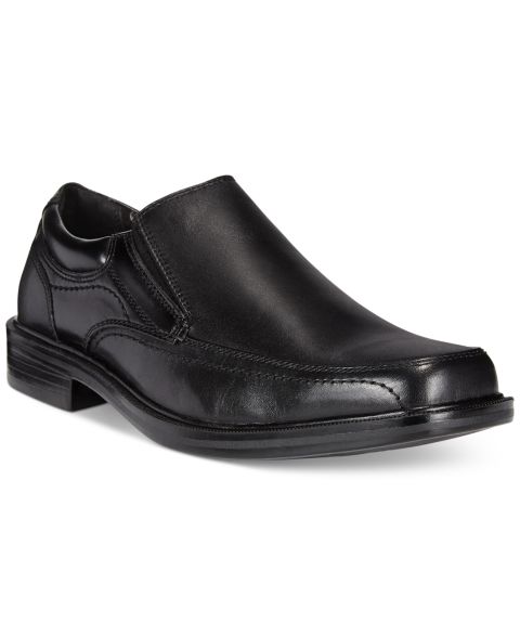 Мужские туфли Dockers Edson Faux Leather Slip-On, цвет: Чёрный