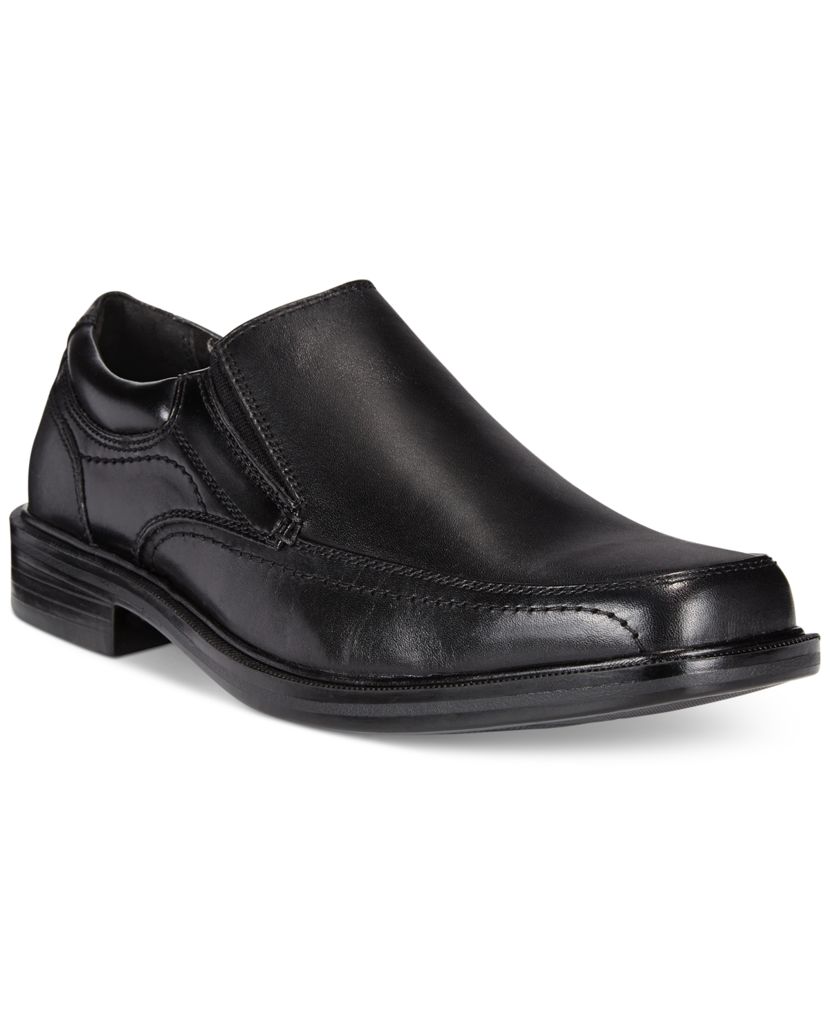 Men's Edson Faux Leather Slip-On Loafers - Black