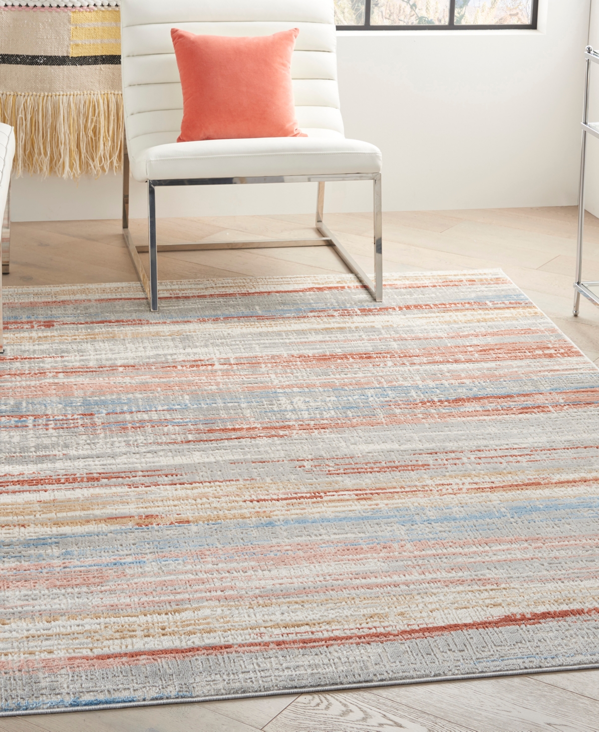 Nourison Home Elation Etn01 4'x6' Area Rug In Multi