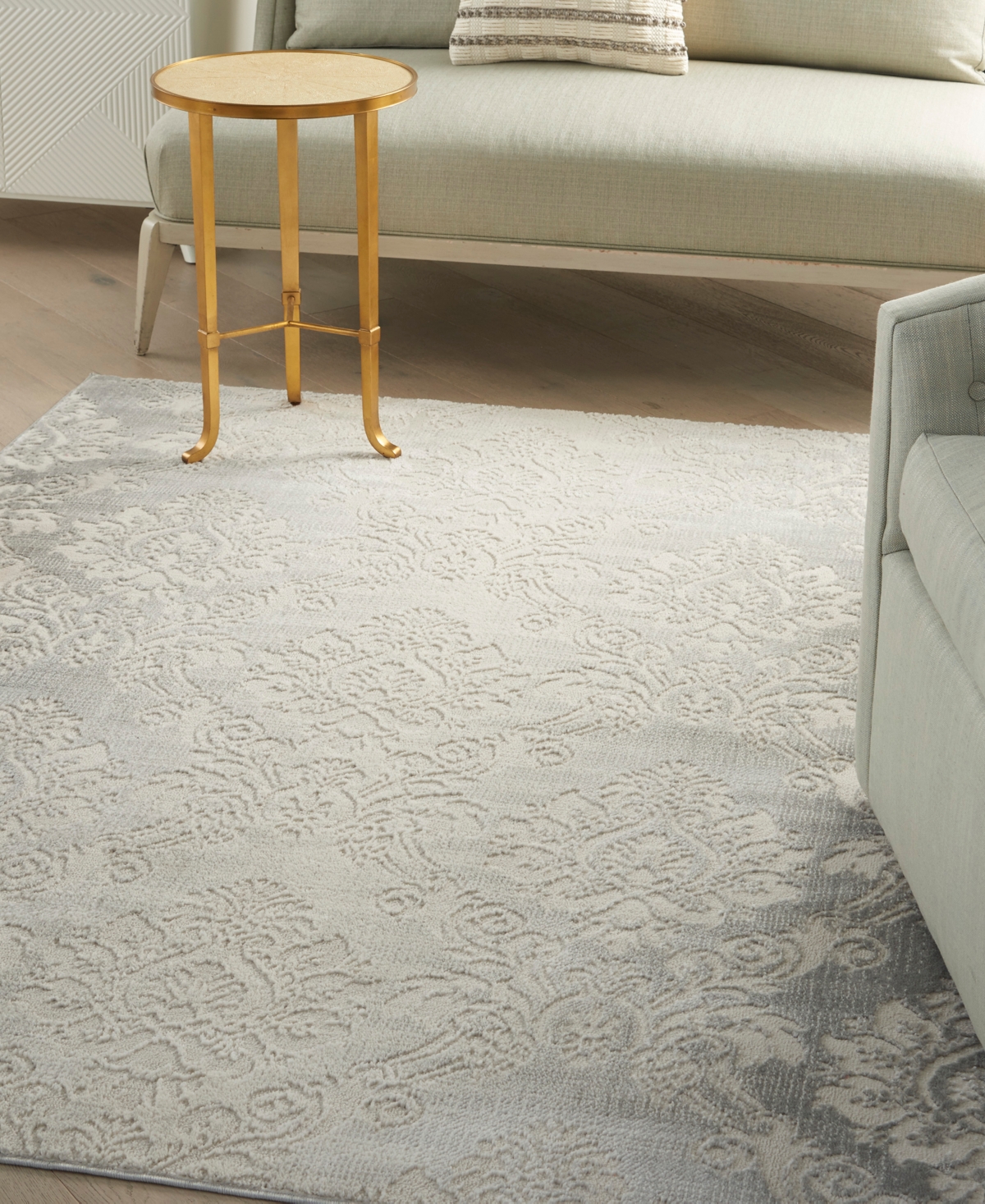 Nourison Home Elation ETN03 4'x6' Area Rug -Gray