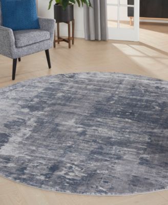 Rustic Textures RUS05 5'3"x5'3" Round Area Rug