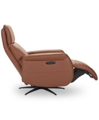 Lennix Leather TV Recliner with Massage, Created for Macy&#39;s