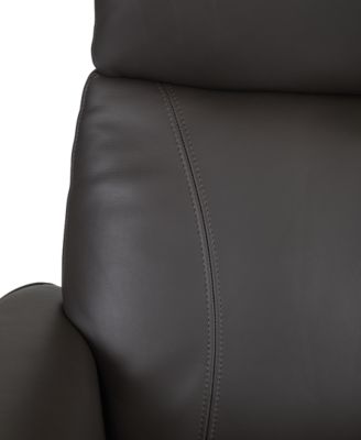 Lennix Leather TV Recliner with Massage, Created for Macy's