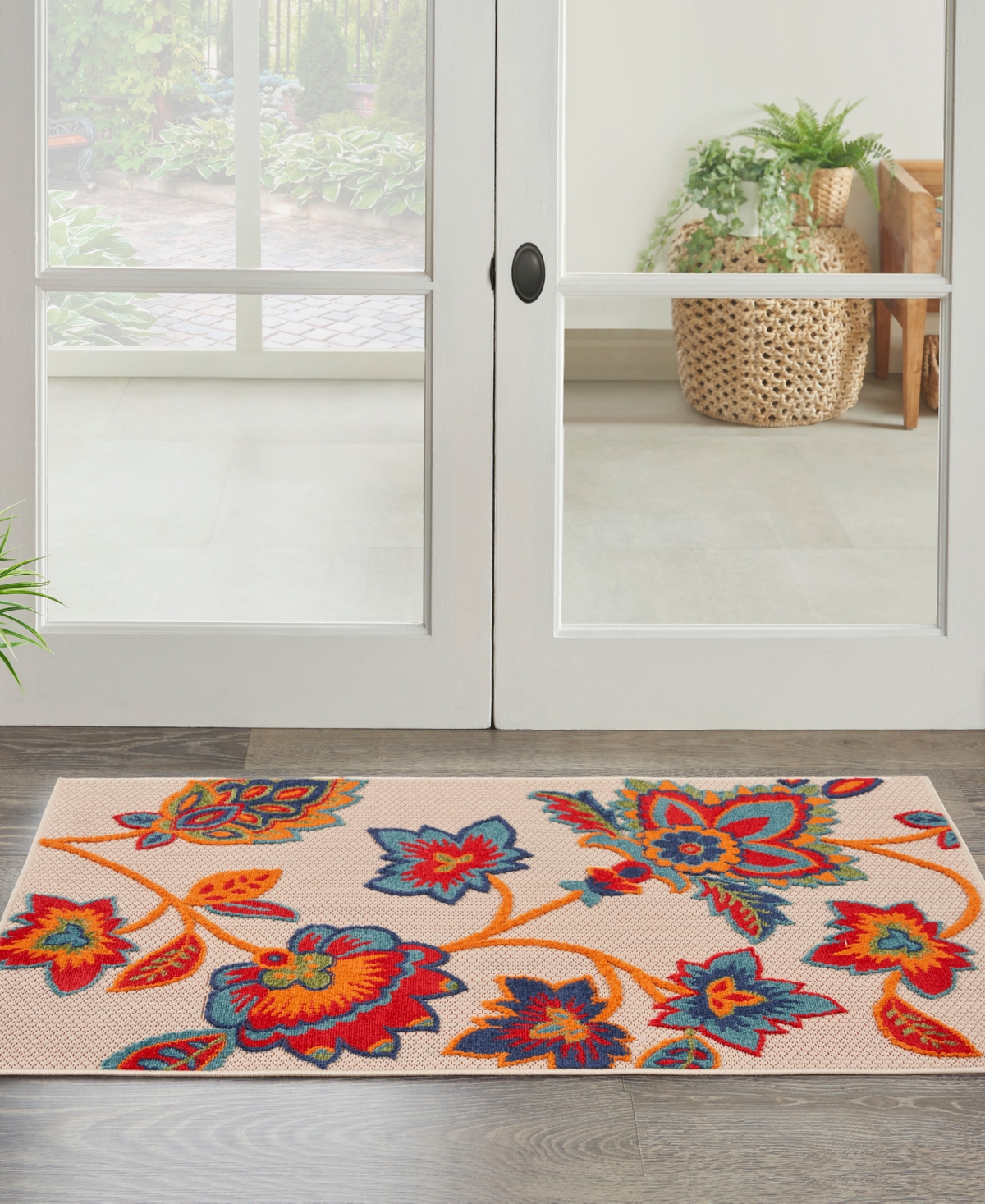 Nourison Home Aloha Alh31 2'8"x4' Area Rug In Multi